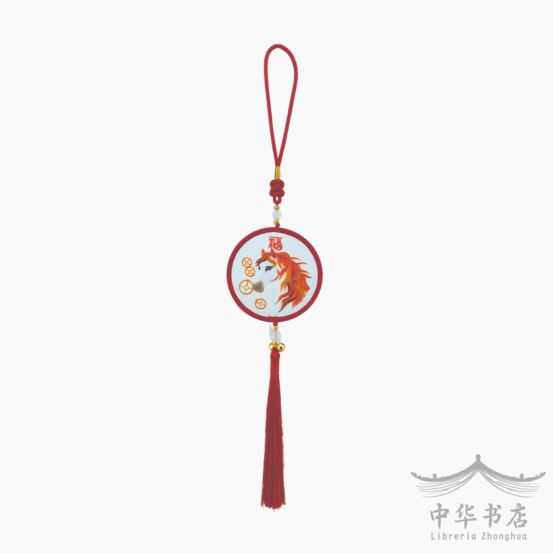 Colgante decorativo de tela - caballo