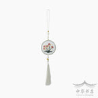 Colgante decorativo de tela - tulipán