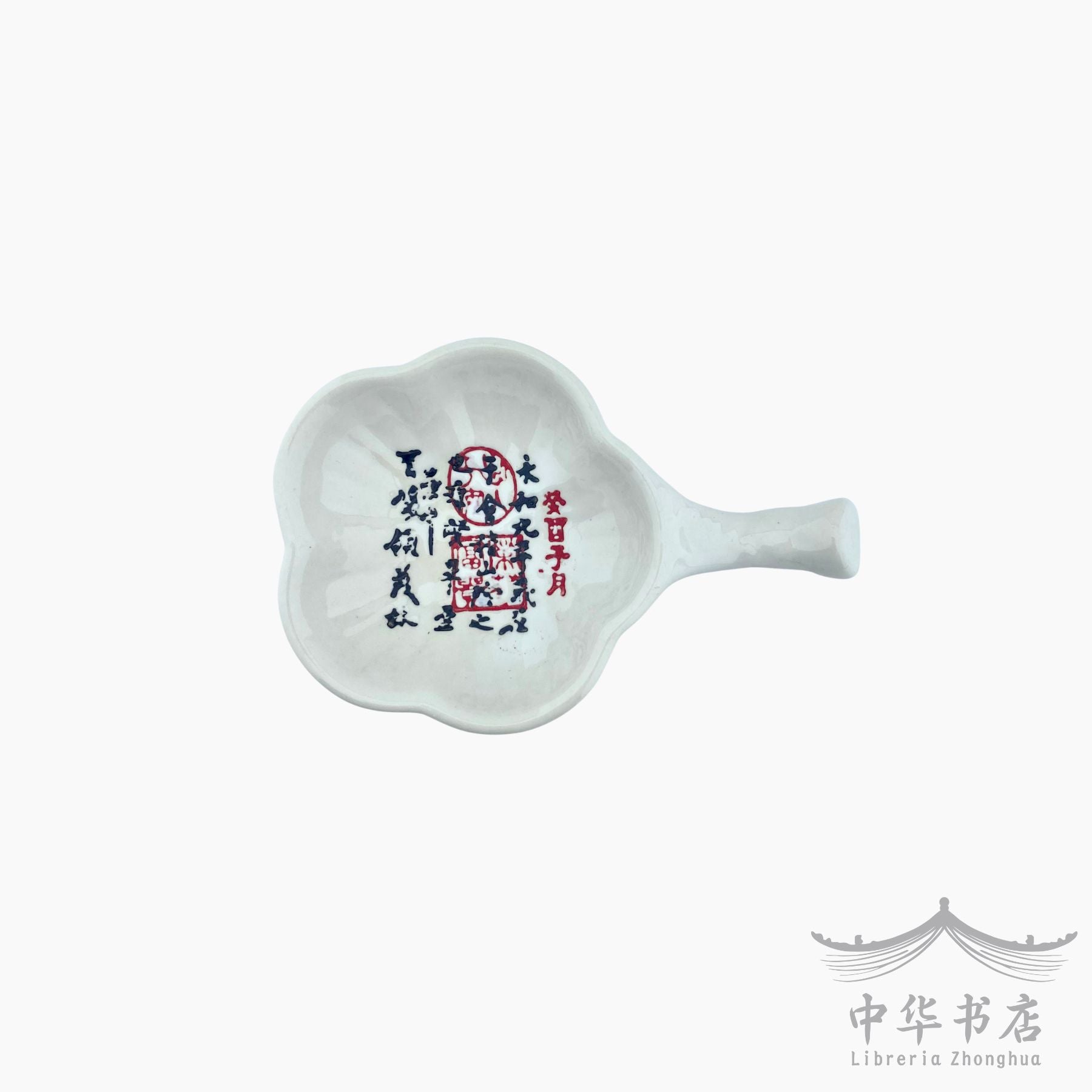 Posapinceles con tintero blanco