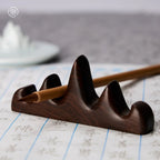 Posapinceles de madera