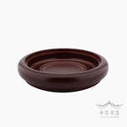 Tintero redondo con grabado